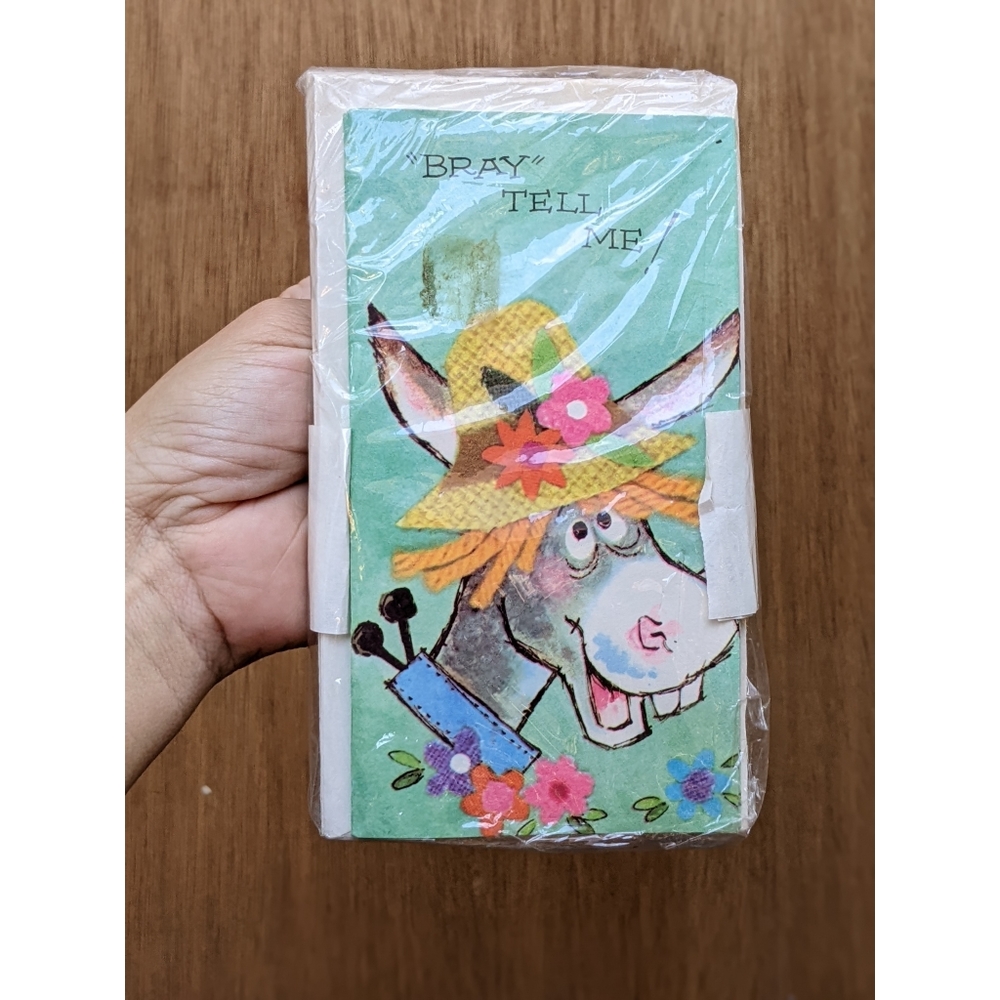 NWT Vintage Donkey 12 greeting cards